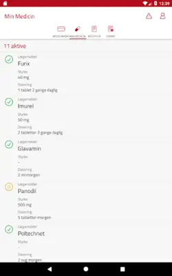 Medicinkortet android App screenshot 10