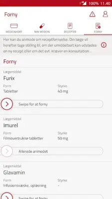 Medicinkortet android App screenshot 14