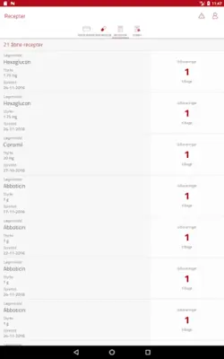 Medicinkortet android App screenshot 3