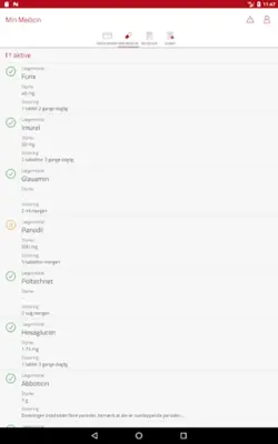 Medicinkortet android App screenshot 4