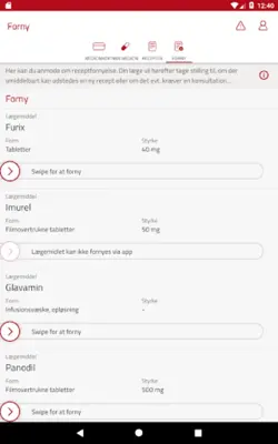 Medicinkortet android App screenshot 8